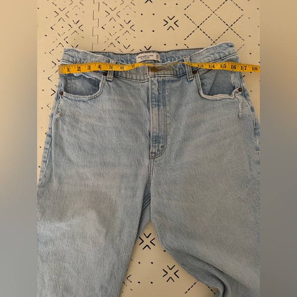 Abercrombie &‎ Fitch Ultra High Rise 90s Straight Jean 32/14R - Picture 5 of 8
